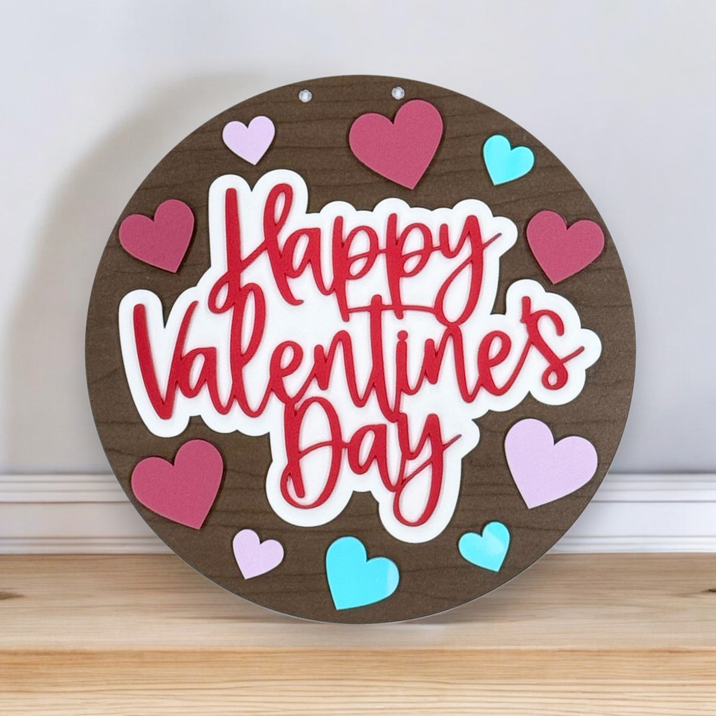 TruFlat® Walnut Plywood Valentine's Day Sign