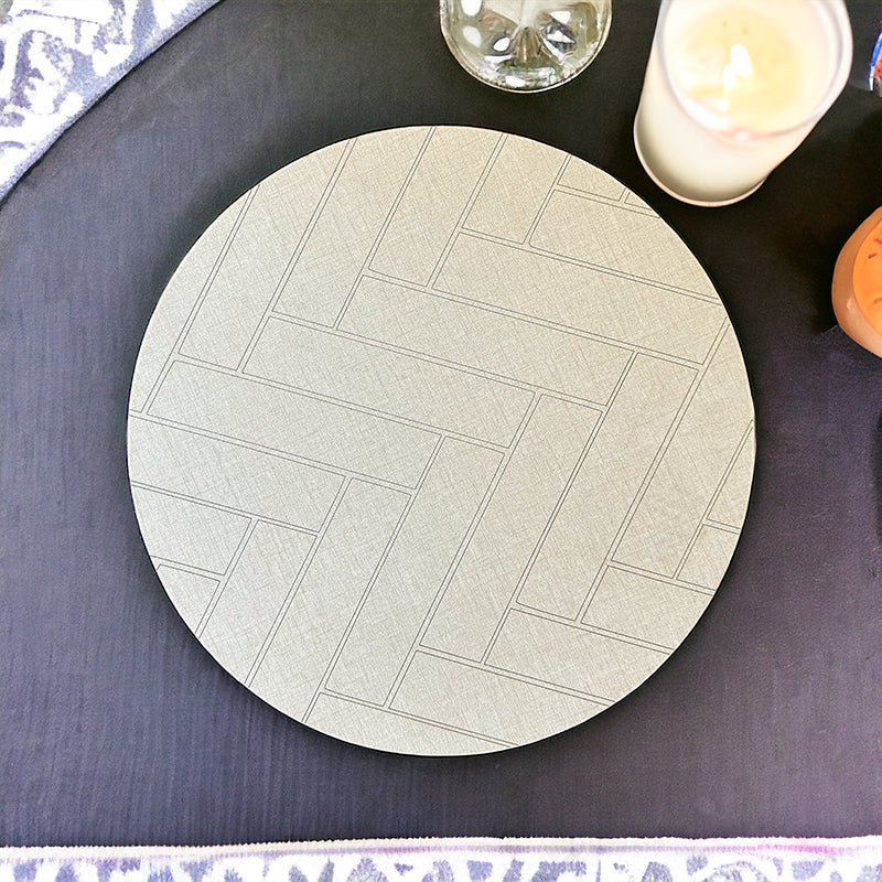 Truflat linen charger plate