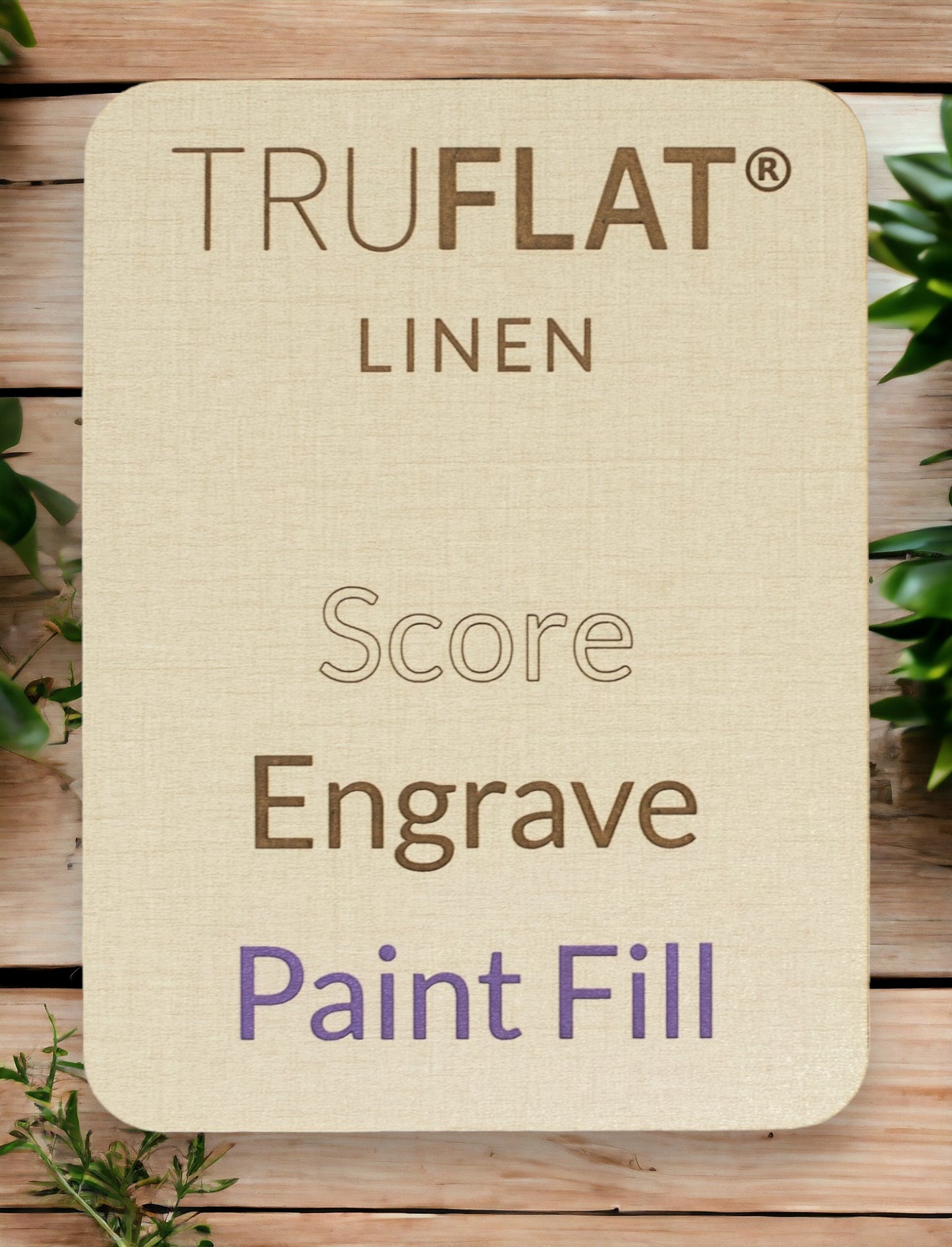 TruFlat Linen Plywood specifications sheet