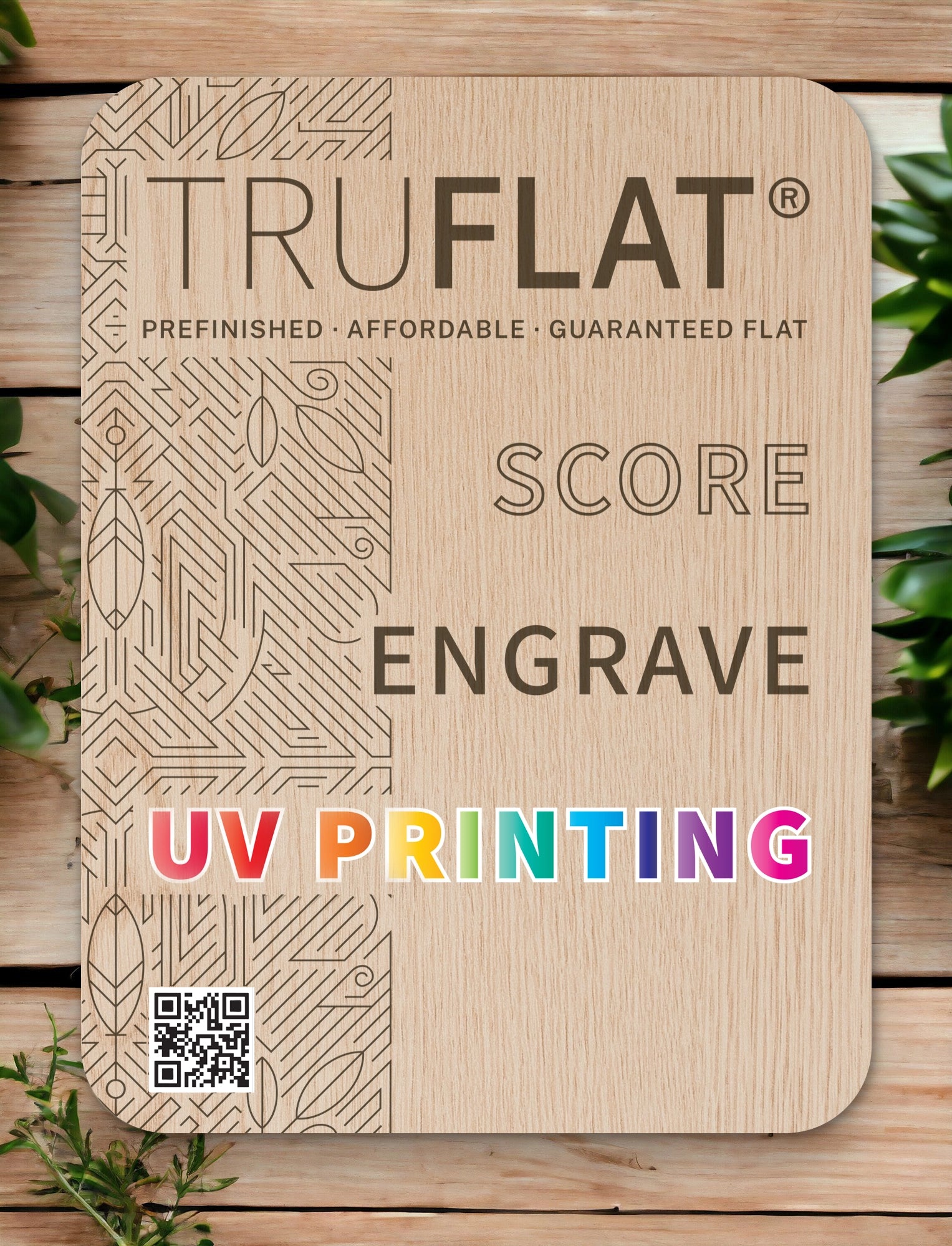 TruFlat Oak spec sheet