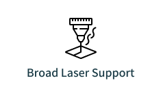 Broad Laser Support