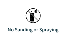 No Sanding or Spraying